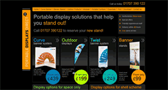 Desktop Screenshot of portabledisplaysdirect.com